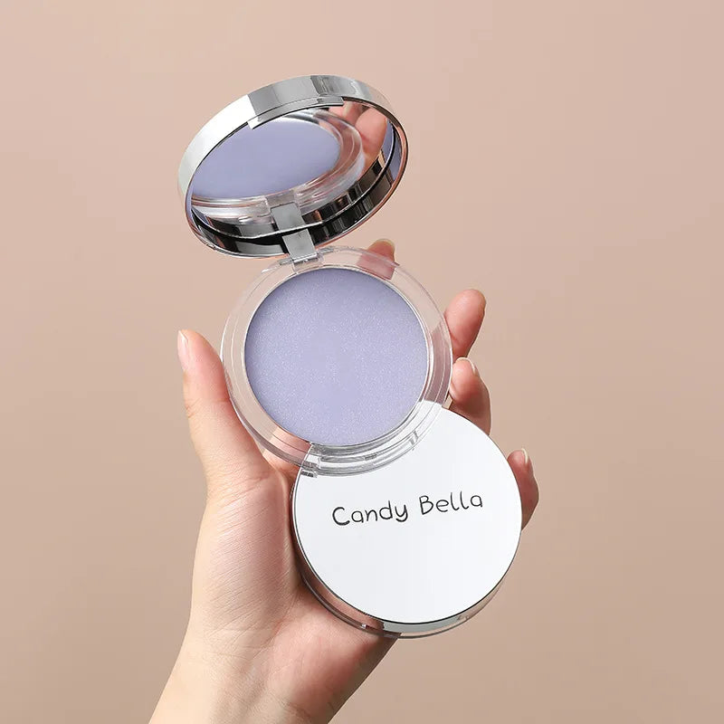 1PC Candy Bella Violet Cream To Powder Skin-friendly Skin Natural Face Long Lasting Oil-controlling Contouring Powder Cosmetics