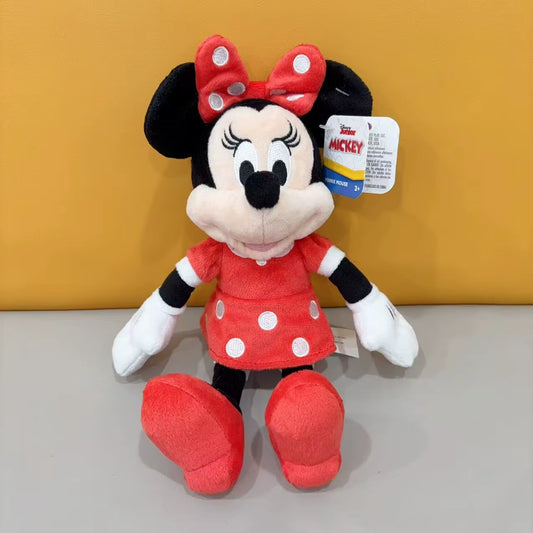 Christmas Minnie and Mickey Plush Dolls Stuffed Animals Plush Toy Gifts for Children Xmas Halloween Decoration Dolls