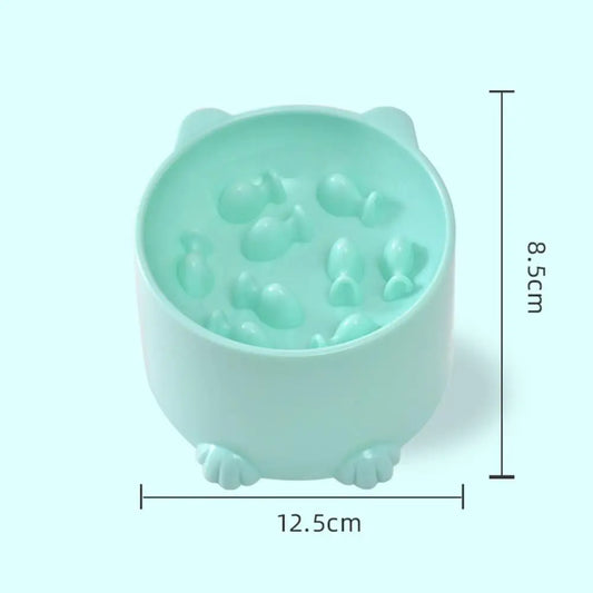 Pet Bowl  Useful Slow Feeder Pet Bowl Dog Food Dispenser  Anti-overturning Dog Food Dispenser