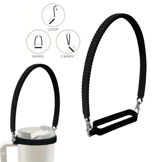 Water Bottle Handle Water Bottle Sling Carrier Holder Strap Soft Durable Silicone for Most 8-40oz Bottles for Cup Accessories