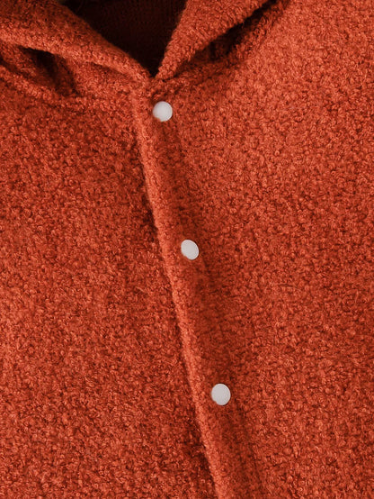 Baby jumpsuit with three-dimensional bear ear hooded design, long sleeved jumpsuit suitable for babies aged 0-12 months