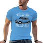 Copia de My drawing of the first utility vehicle to win the Monte Carlo Rally T-Shirt tops plus size tops men t shirts
