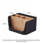 Eco-Friendly Bamboo & Wood Storage Box-Removable Multi-Use Organizer Basket for Home, Kitchen & Bathroom-Large Capacity Storage