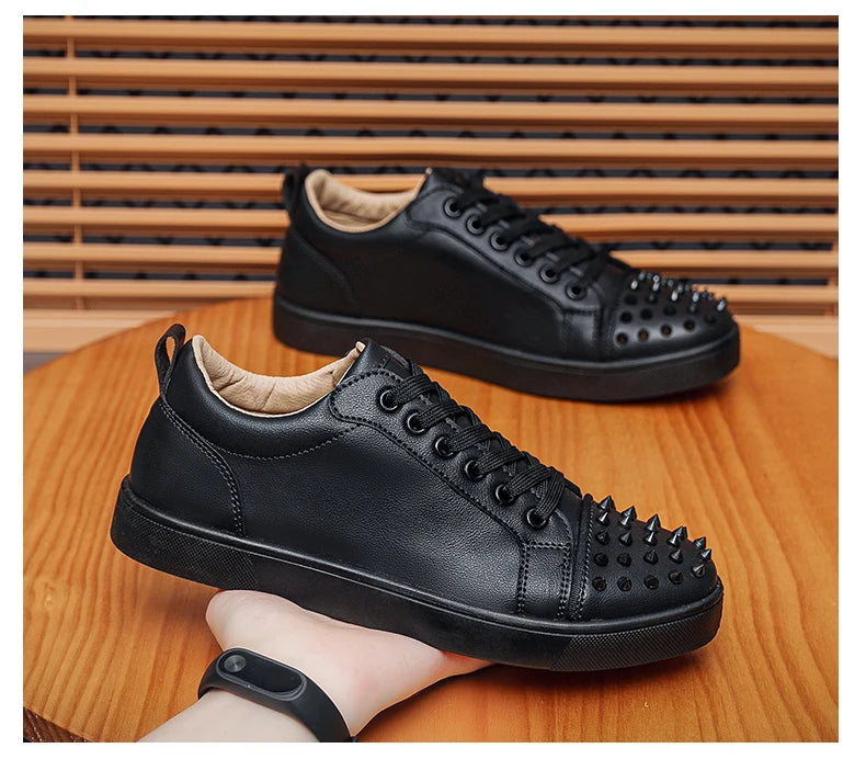 Comfortable Breathable Studded Sneakers for Men Women Casual Sports Shoes Fashion Lightweight Walking Shoes
