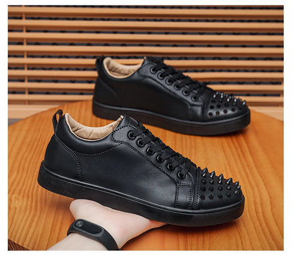 Comfortable Breathable Studded Sneakers for Men Women Casual Sports Shoes Fashion Lightweight Walking Shoes