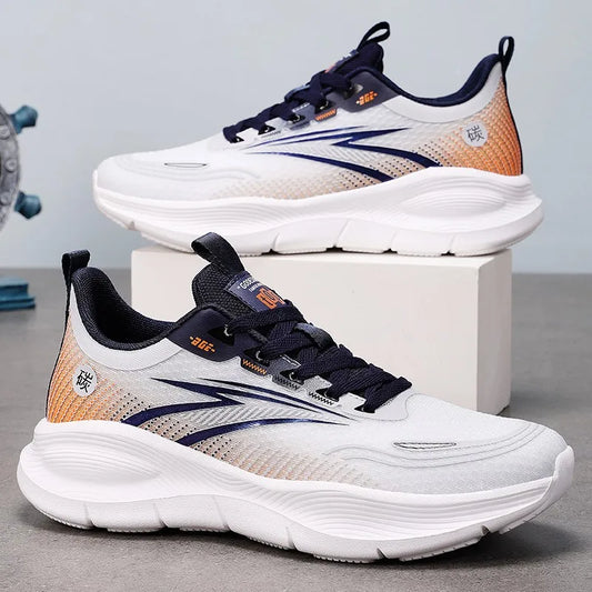 2025 Men's Running Shoes Lightweight Breathable Mesh Gym Workout Sneakers Non-Slip Sole Memory Foam Comfort | 50% Off"