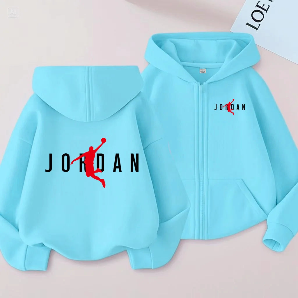 Children's Hoodies ZipperStyle Sweatshirt Fashion Idol star Charming Coat Boys Girls 3-12Yrs Cardigan Sports Casual Clothes Gift