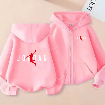 Children's Hoodies ZipperStyle Sweatshirt Fashion Idol star Charming Coat Boys Girls 3-12Yrs Cardigan Sports Casual Clothes Gift