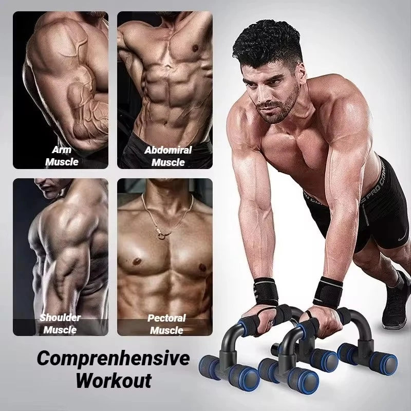 Portable Muscle Training Fitness Equipment Anti Skid Foam Handle Push Up Support Comfortable Household Fitness Equipment