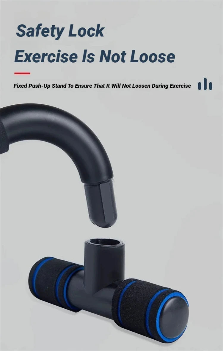 Portable Muscle Training Fitness Equipment Anti Skid Foam Handle Push Up Support Comfortable Household Fitness Equipment