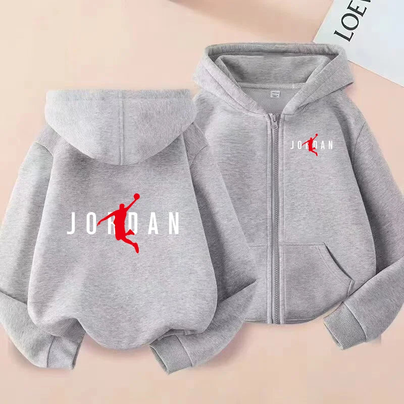 Children's Hoodies ZipperStyle Sweatshirt Fashion Idol star Charming Coat Boys Girls 3-12Yrs Cardigan Sports Casual Clothes Gift