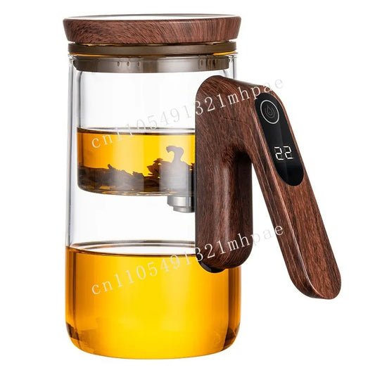 Smart Electric Automatic Glass Water Bottle intelligent timing teapot full glass inner tank automatic tea infuser