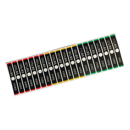Fitness Equipment Weight Stickers  Weight Stack Labels For Gym Home Fitness Machine Weight Stack Number Stickers Fitness Parts