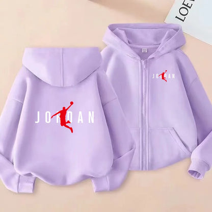 Children's Hoodies ZipperStyle Sweatshirt Fashion Idol star Charming Coat Boys Girls 3-12Yrs Cardigan Sports Casual Clothes Gift