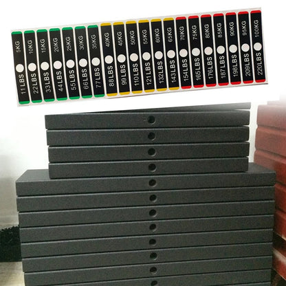 Fitness Equipment Weight Stickers  Weight Stack Labels For Gym Home Fitness Machine Weight Stack Number Stickers Fitness Parts
