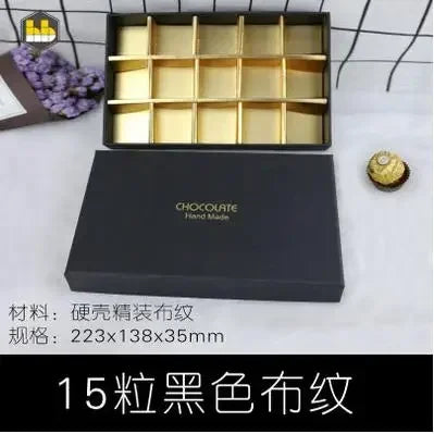 chocolate box / hardcover chocolate box is custom-made plus logo chocolate box