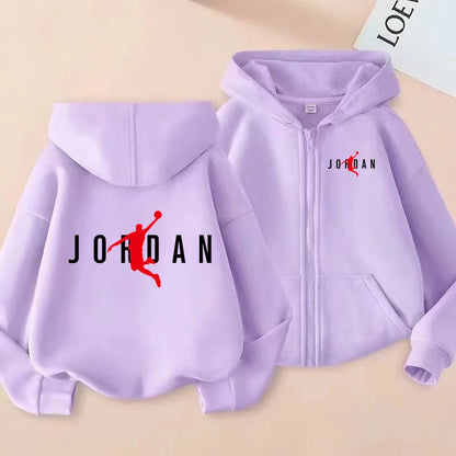 Children's Hoodies ZipperStyle Sweatshirt Fashion Idol star Charming Coat Boys Girls 3-12Yrs Cardigan Sports Casual Clothes Gift