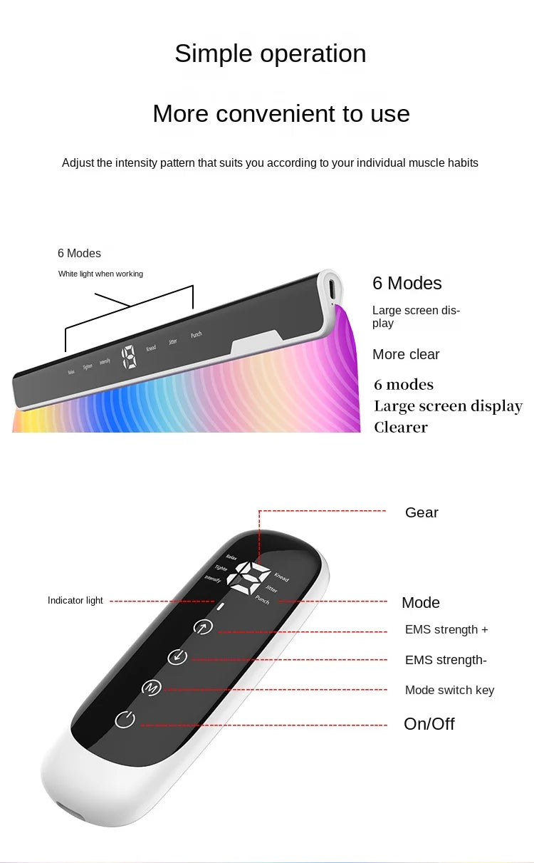 Skinny Leg Pad Fitness Apparatus Electric Sports Micro Current