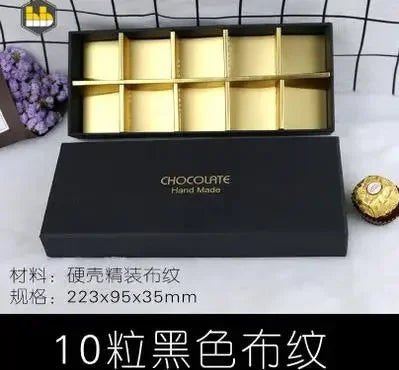 chocolate box / hardcover chocolate box is custom-made plus logo chocolate box