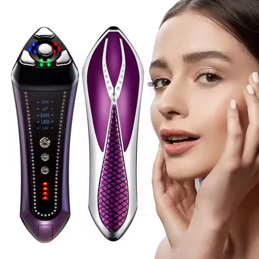 Portable Beauty Device Ems R&f Home Use Face Beauty Purple Facial Beauty Device skin care