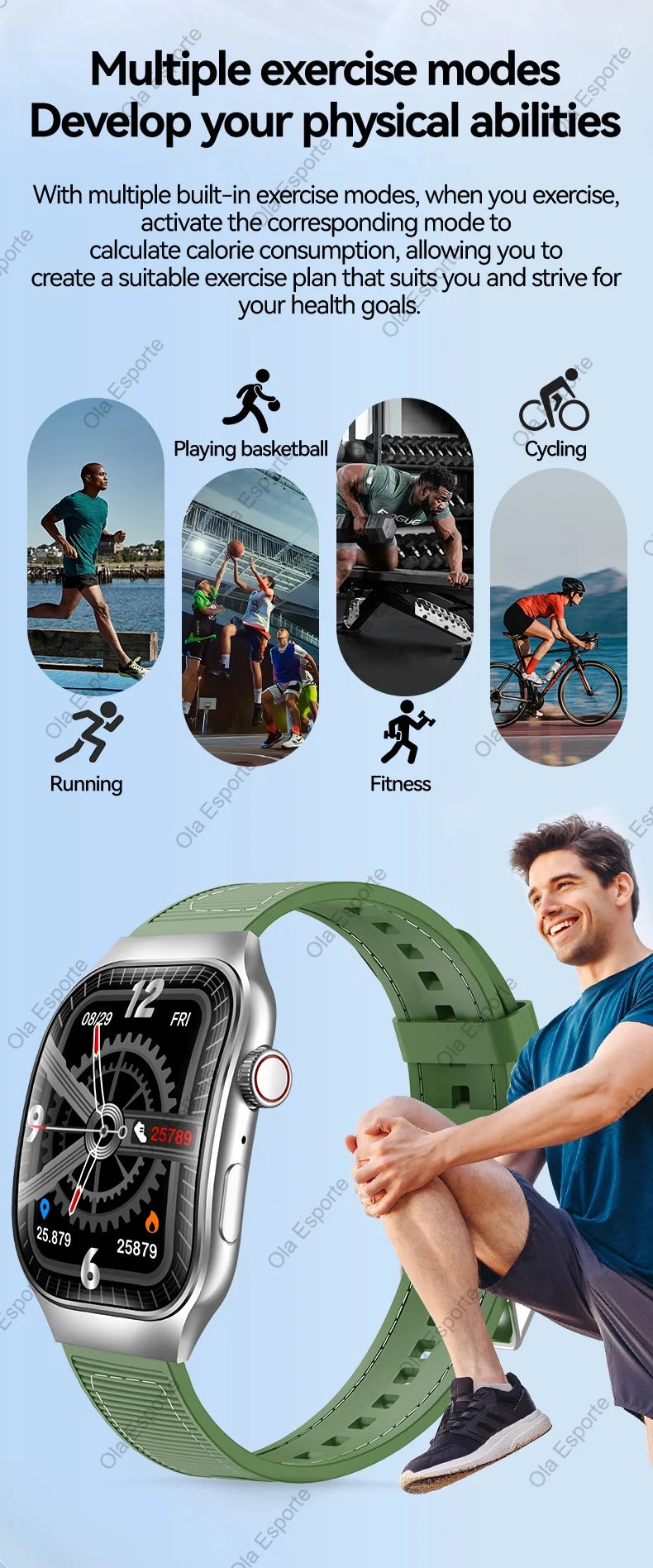 New Bluetooth Call Smart Watch Men 2.01” HD Curved Screen Sports Watches ECG+PPG Health Monitor Smartwatch For Android IOS 2025