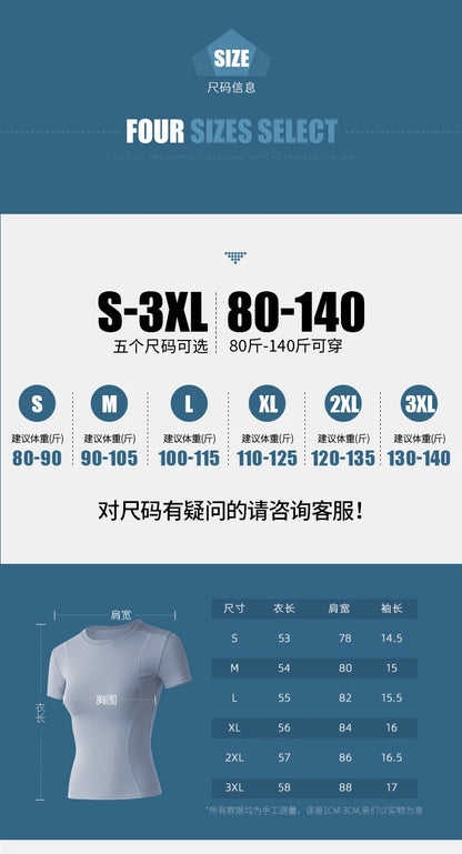 Fitness Sports T-shirt Women Solid Color V Neck Short Sleeve Moisture Wicking Athletic Shirts Top Ladies Sport Activewear Top